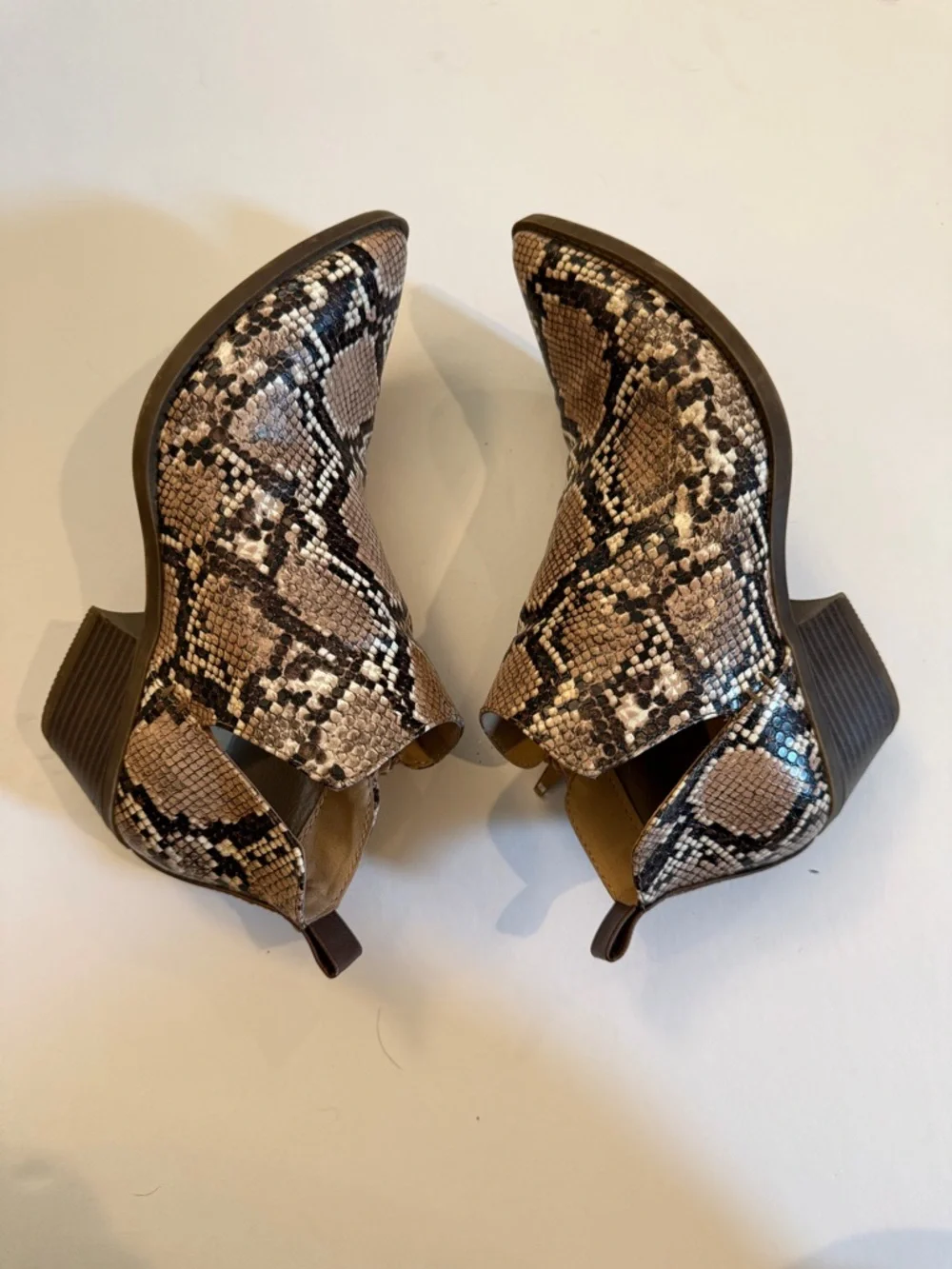 Python Print Ankle Booties - Picture 7 of 7